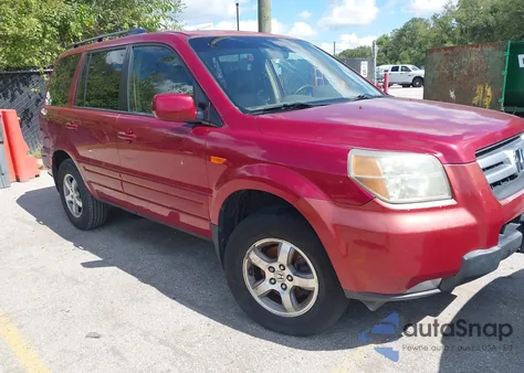 2006 Honda Pilot Ex-L from USA, damaged, VIN 2HKYF18586H526721